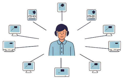 WEBリスク監視システムのイメージ図